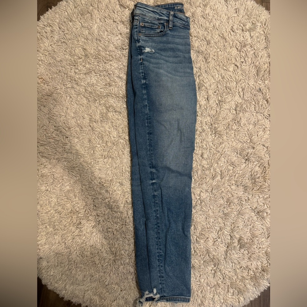 American Eagle Outfitters Blue Skinny Jeans Medium Wash